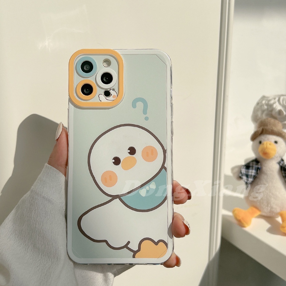 Soft Case TPU Transparan Motif Bebek Mata Malaikat Cover Infinix Smart 5 11 11s 9 Play 8 9 Note 10 Pro Hot10s