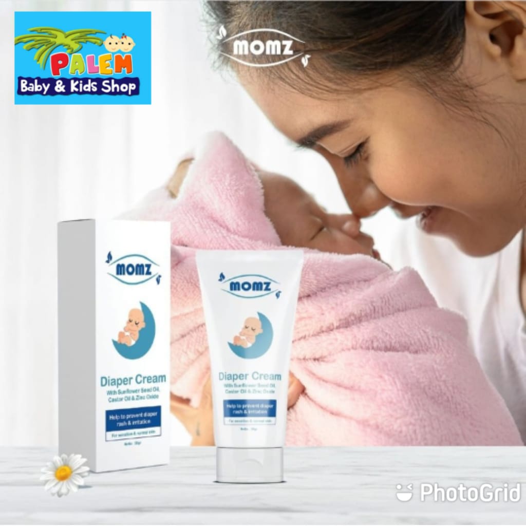 DIAPER CREAM MOMZ 50Gr - CREAM ANTI RUAM BAYI &amp; DEWASA - DIAPER RUSH CREAM