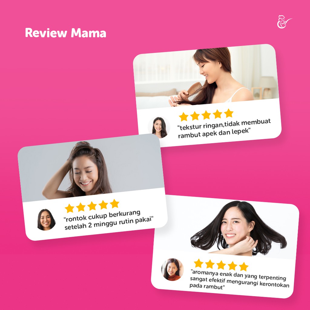 Serum Rambut Anti Rontok | Mama's Choice Strengthening Hair Serum-4