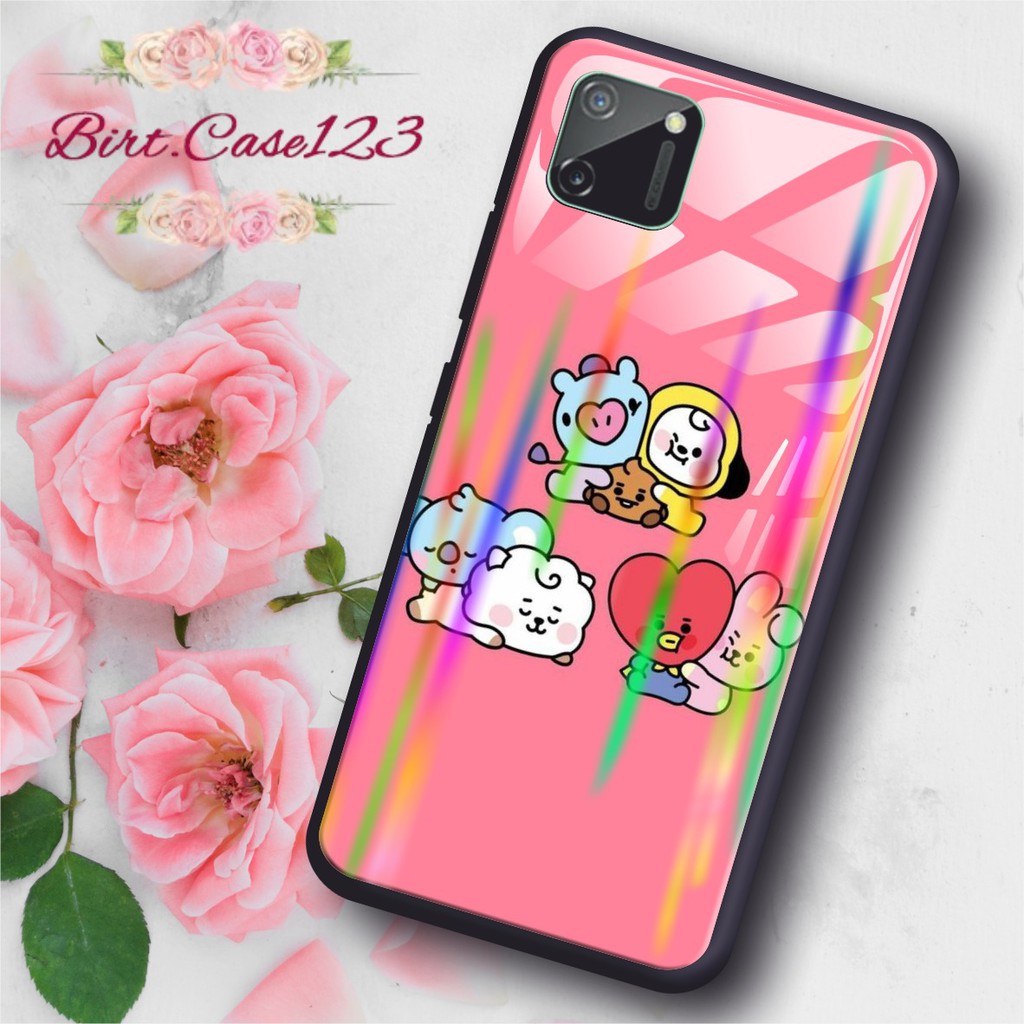 back case glass aurora KARTUN vivo y91 y93 y95 y91c y71 y81 y12 y15 y17 y53 v5 y11 BC2169