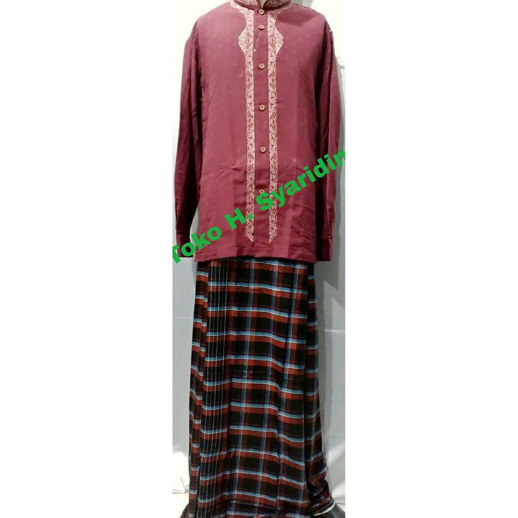 JUAL Atlas Setelan Koko Universal + Sarung Atlas Favorit FREE ONGKIR