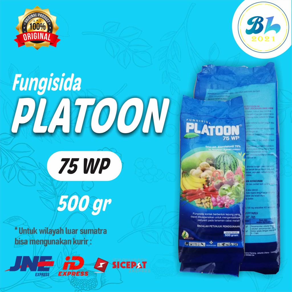 Fungisida Platoon 75 WP 500gr - Bahan Aktif Klorotalonil