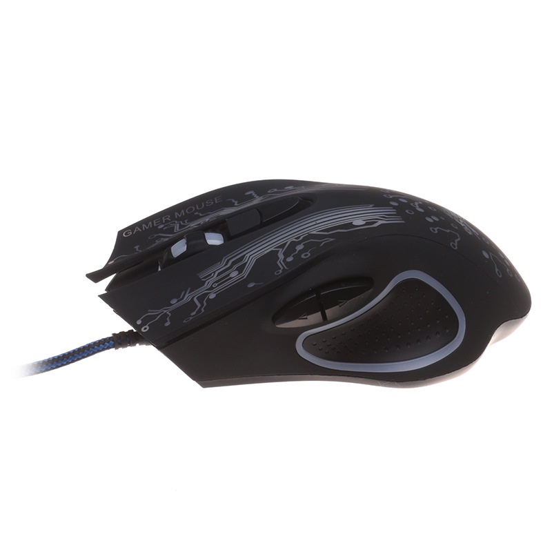 Mouse Gaming Kabel 3200DPI Dengan Lampu RGB