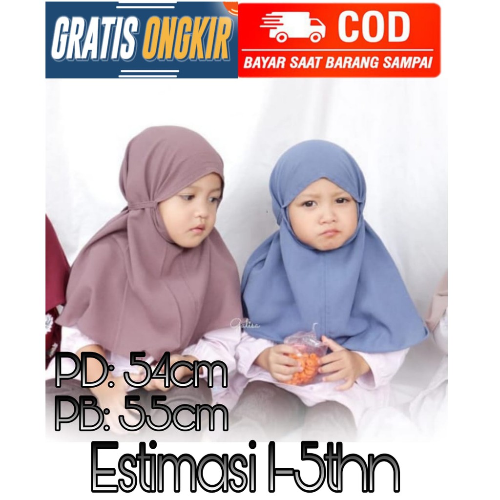 HIJAB TASYA BERGO ANAK MARYAM DIAMOND ESTIMASI 1-4 TAHUN