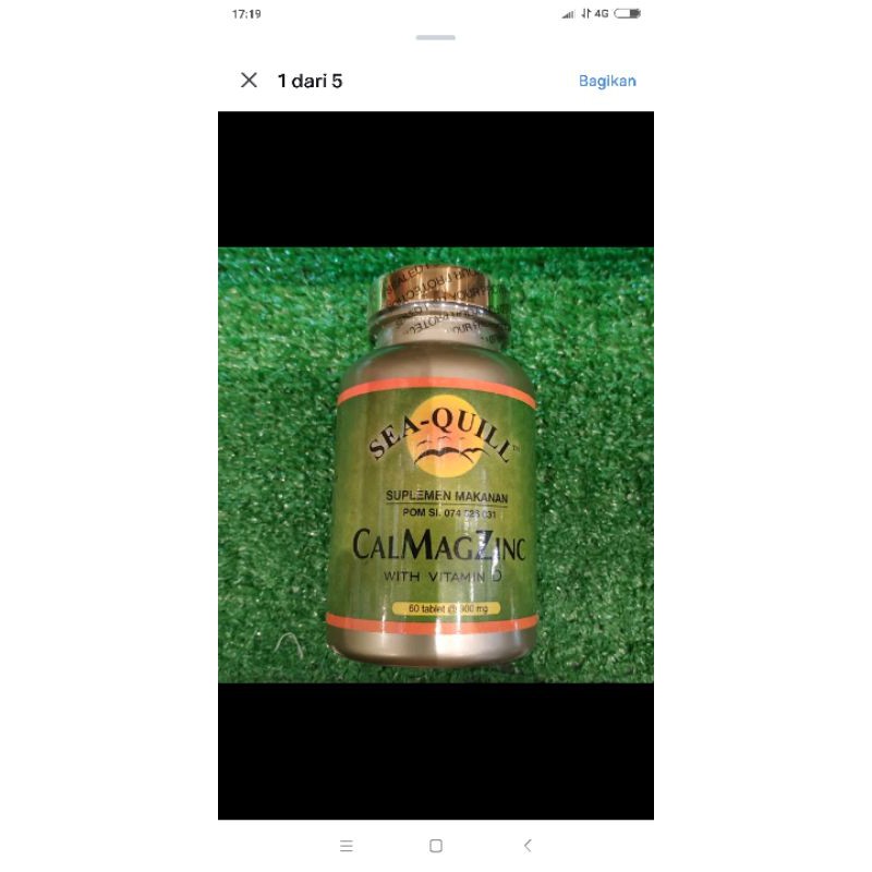 SEA QUILL CAL MAG ZINC 60