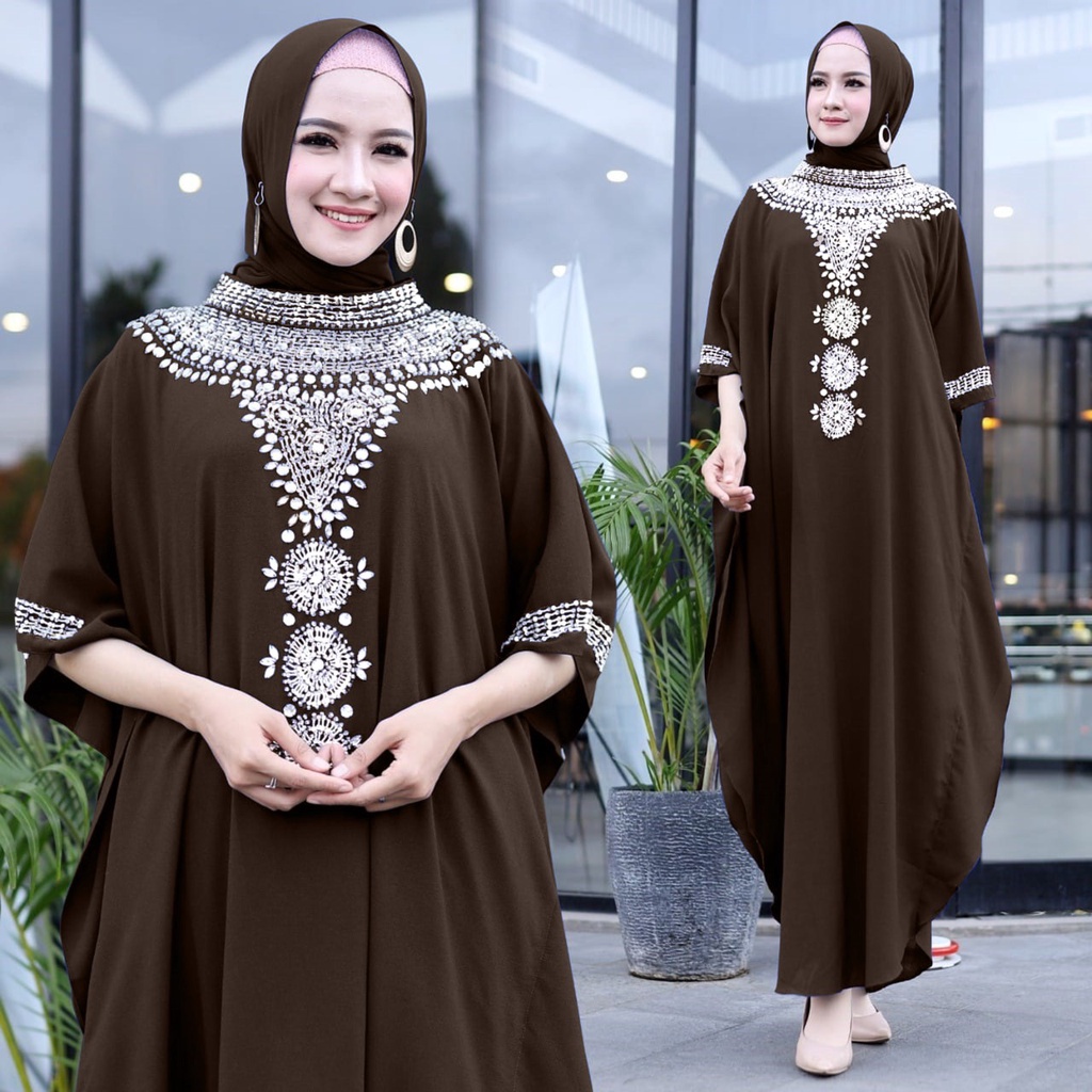 HOPYLOVY - Kaftan Wanita Payet Terbaru Maharani