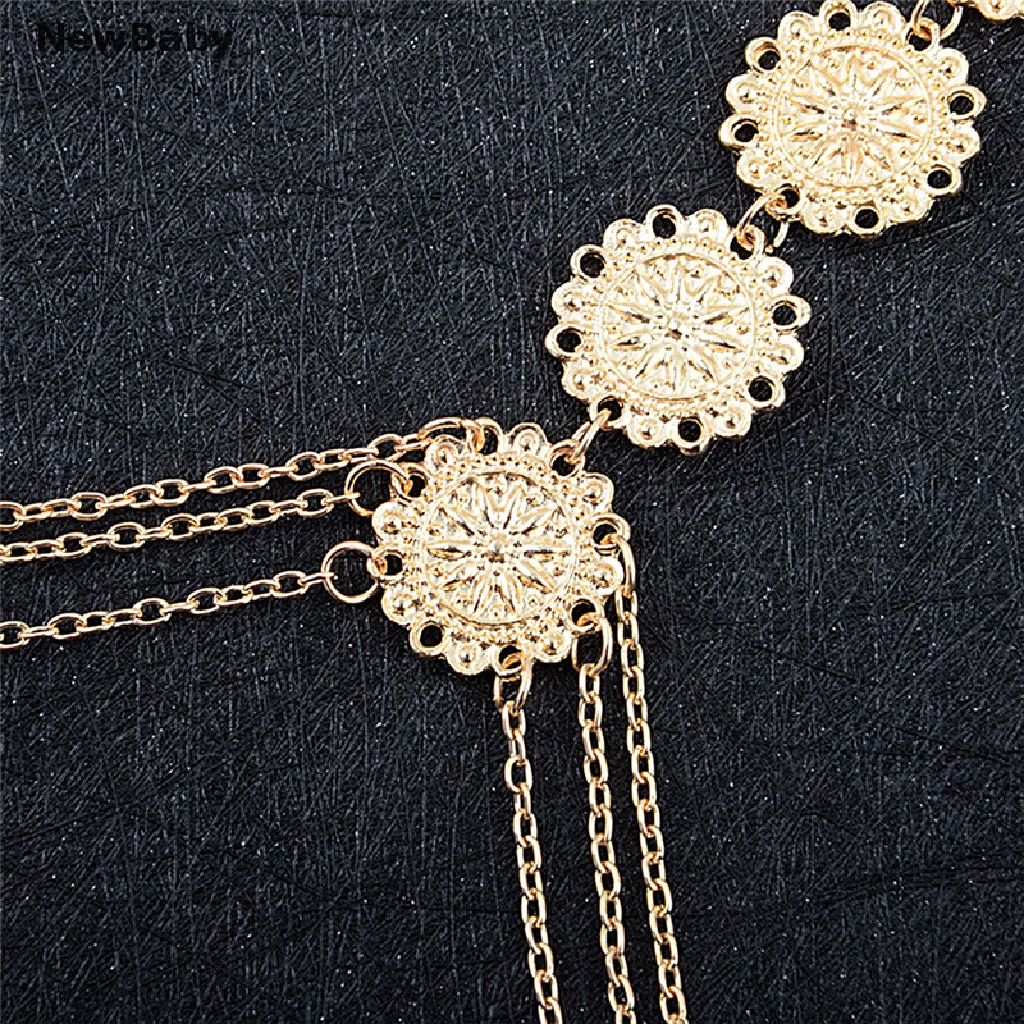 Kalung Rantai Harness Tubuh Bahan Alloy Untuk Wanita