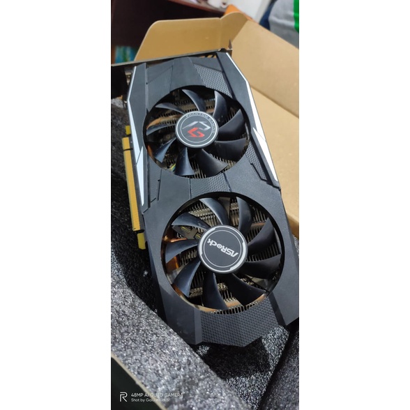 VGA Graphic Card Asrock Radeon RX 570 PHANTOM GAMING D 4GB GD SECOND