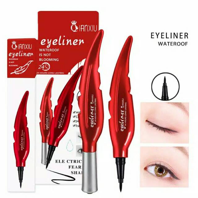 [LUSINAN] EYELINER QIANXIU / EYELINER BULU SUPER WATERPROOF