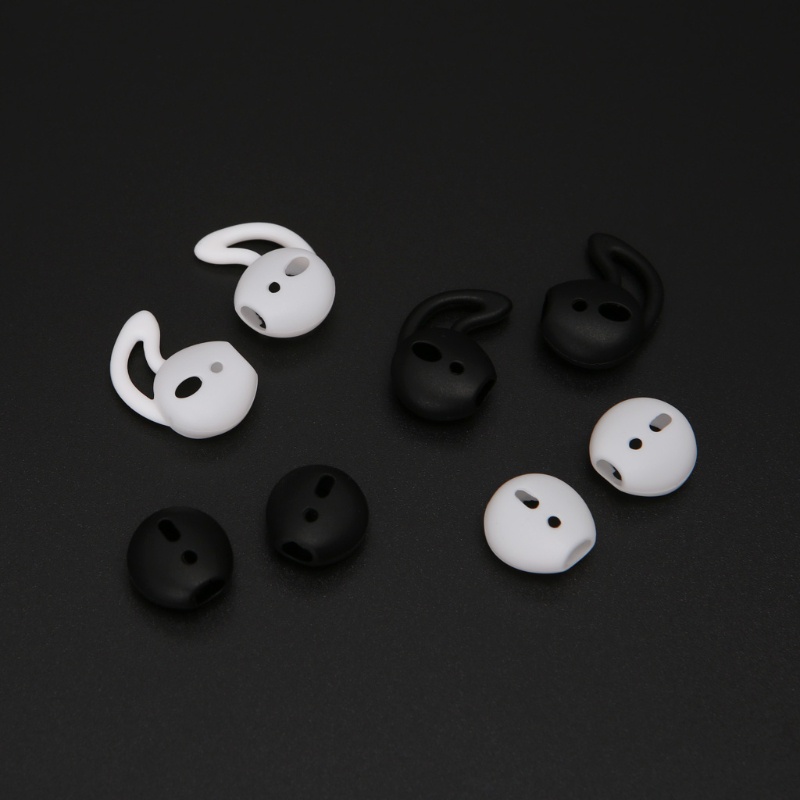 Cre Universal Silicone Sleeve Replacement for Apple Untuk Earbuds Eartips 4pasang Ear Tip Bud Ear Cap Silicone