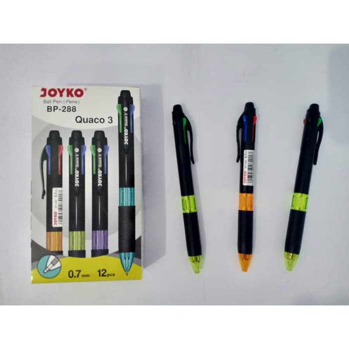 

PULPEN JOYKO BP-288 QUACO / JOYKO BP 288 / PULPEN 4 WARNA