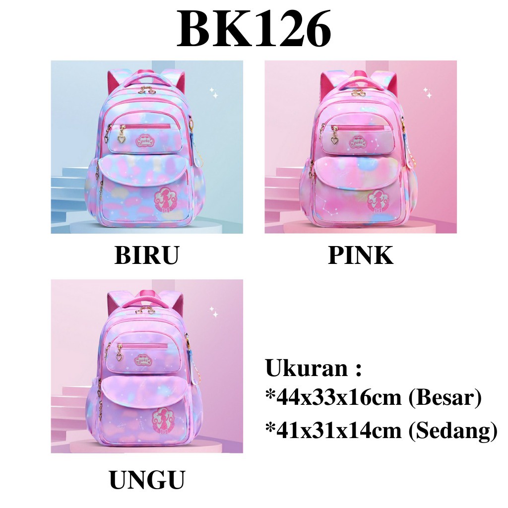 GOKIDO - BK126 TAS SEKOLAH TAS RANSEL ANAK TAS ANAK TAS SEKOLAH ANAK TAS ANAK TK TAS RANSEL SEKOLAH