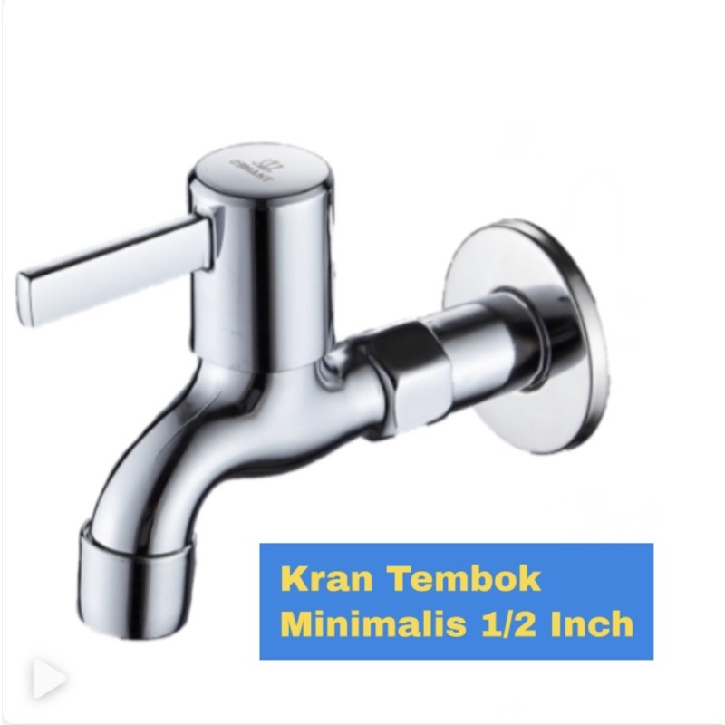 Kran Air Wall Tembok Dinding Single Chrome - Keran Air 1/2&quot; TS201