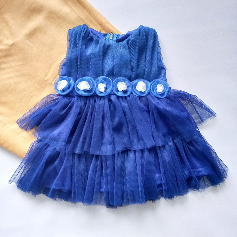 Baju Bayi Perempuan Gaun Balita Dress Bayi 0 6 12 bulan Princess Ulang Tahun Pesta Brukat Promo KA108