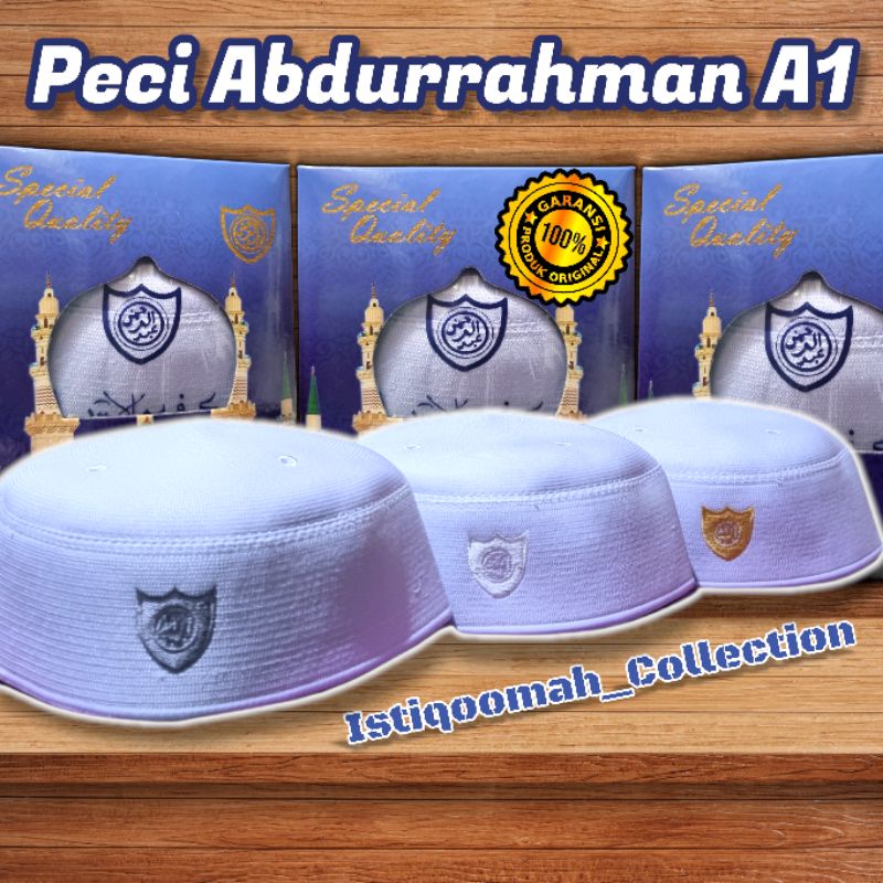 Peci Malaysia Abdurrahman / Peci Haji Peci Putih H Abdul Karim Lokal Super Kualitas A1 dan A3
