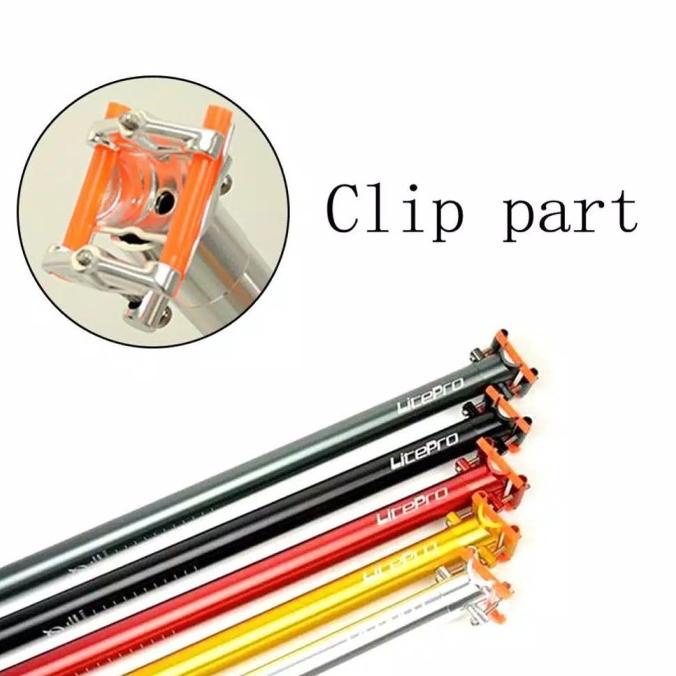 seat post LITEPRO seat post sepeda lipat CNC ringan
