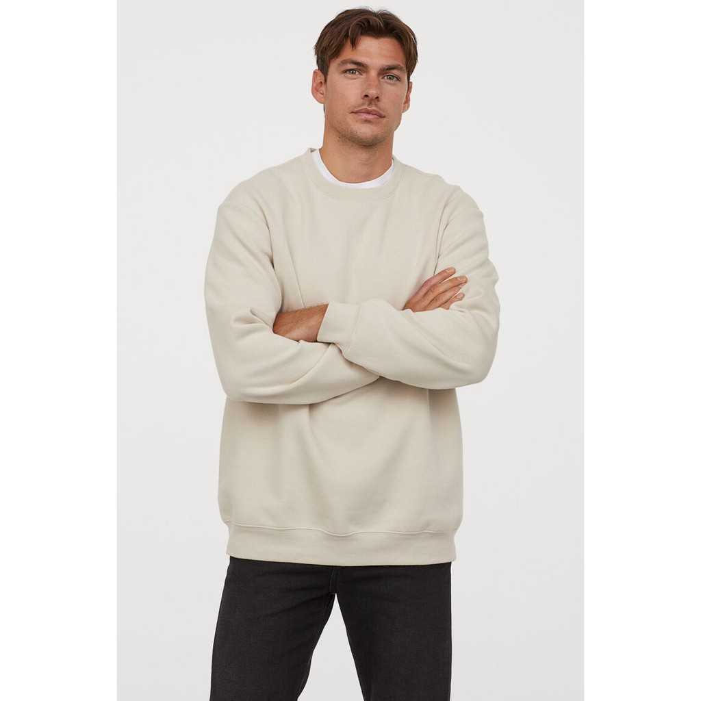 Crewneck polos Basic Polos Unisex • Bahan Tebal Outwear Sweater Pria Wanita M-L-XL-XXL