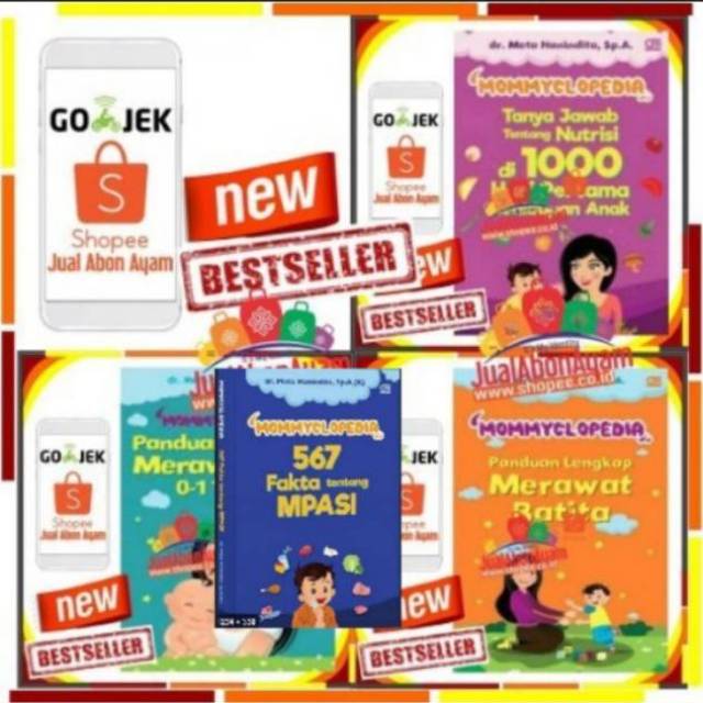 Paket Mommyclopedia 5 Buku Dr Meta