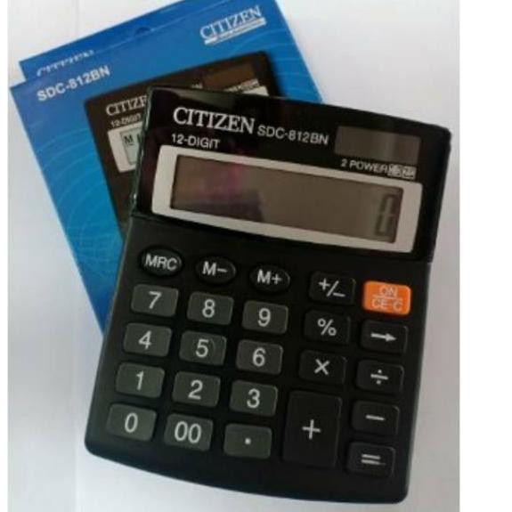 

KLE Kalkulator Citizen SDC-812BN 12 Digit / 2 Power / Check and Correct / Replay / SDC - 812 BN ❇ pp