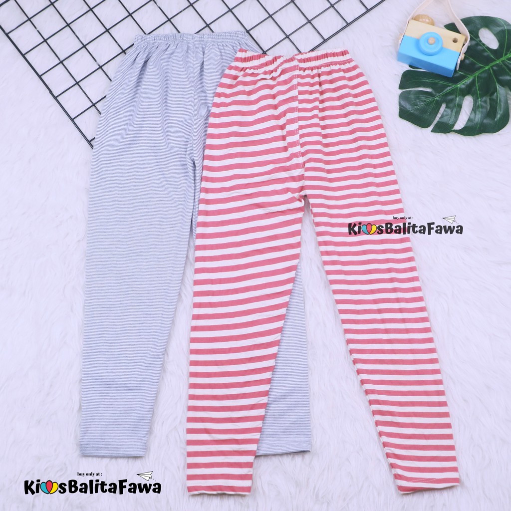 Legging Motif Salur uk 5-7 th // Leging Anak Legging Anak Celana Anak Celana Panjang Anak Kaos Ana