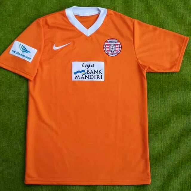 Jersey Persiraja Aceh Home 2002 - 2003 Liga Bank Mandiri Orange Retro Lokal