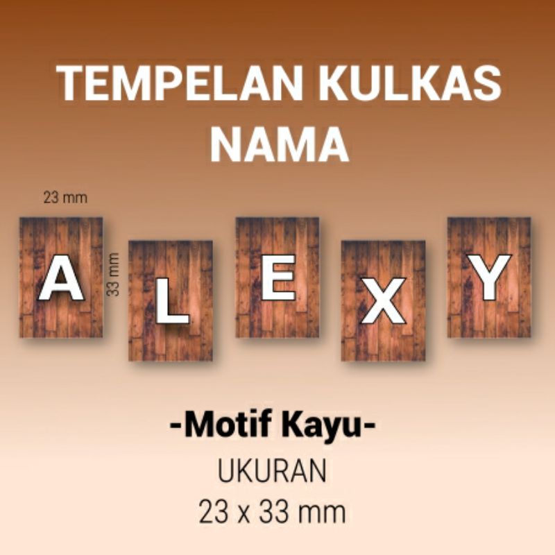 Jual TEMPELAN KULKAS KULKAS CUSTOM NAMA PER HURUF Shopee Indonesia