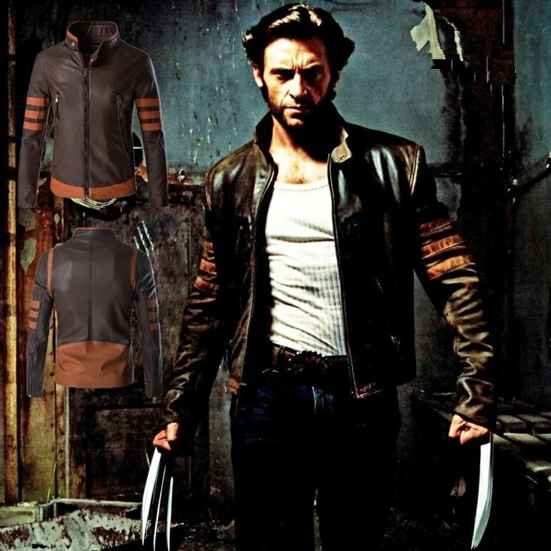 Jaket Semi Kulit Sintetis Pria/Karlit/Viena Jaket X-men