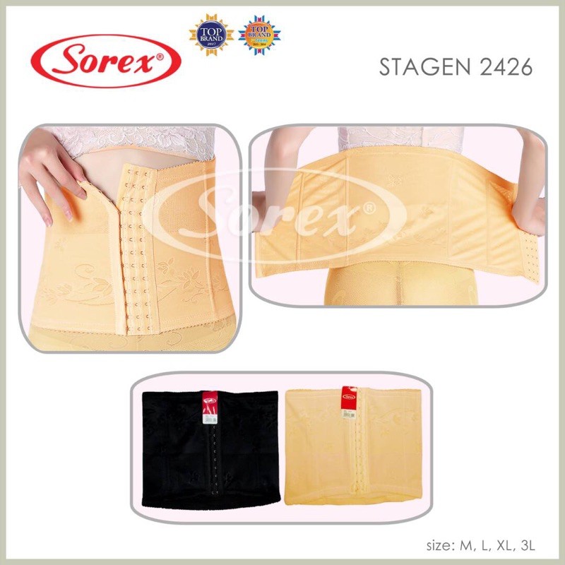 Stagen | Korset Pelangsing Perut SOREX 2426 size M,L,XL,XXL