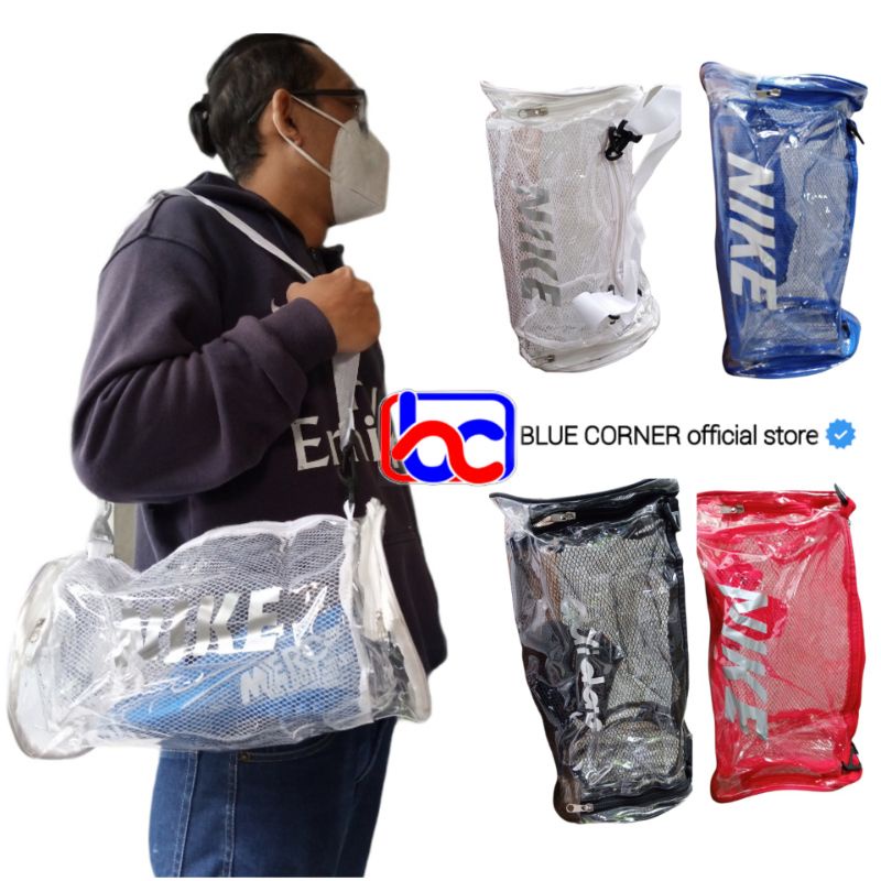 TAS FUTSAL TABUNG TRANSPARAN - TAS GYM - TAS SEPAKBOLA