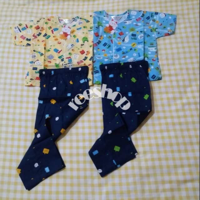 @wini 3 piyama NiQta anak motif shinkansen