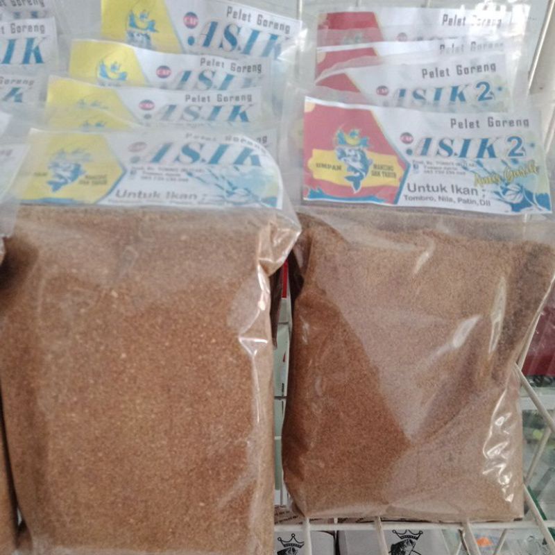 Pelet goreng ASIK dan pelet microfhising