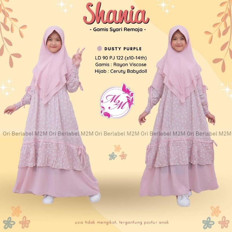 baju muslim remaja gamis syari remaja SHANIA