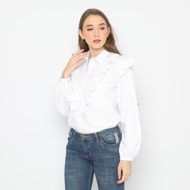 Laura Ruffle Shirt