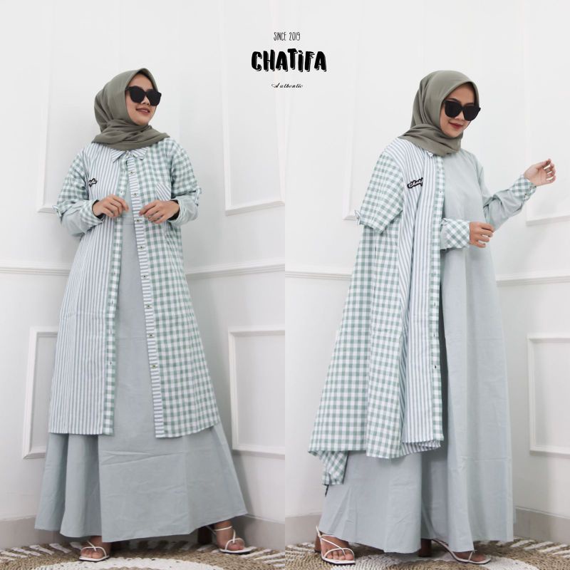 GAMIS ABAYA BUBU CHATIFA ORIGINAL