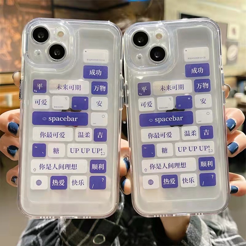 Case Akrilik Transparan 13 Pro 13prm Motif Papan Pesan Untuk iPhone 11 7Plus 8Plus Xr XS 13 12 Pro Max