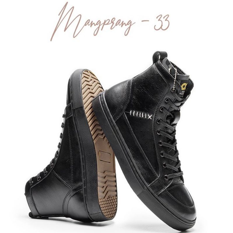 SEPATU KULIT SEPATU TALI SEPATU KULIT MODEL SNEAKERS SEPATU KULIT KEREN SEPATU SANTAI OC MANGPRANG