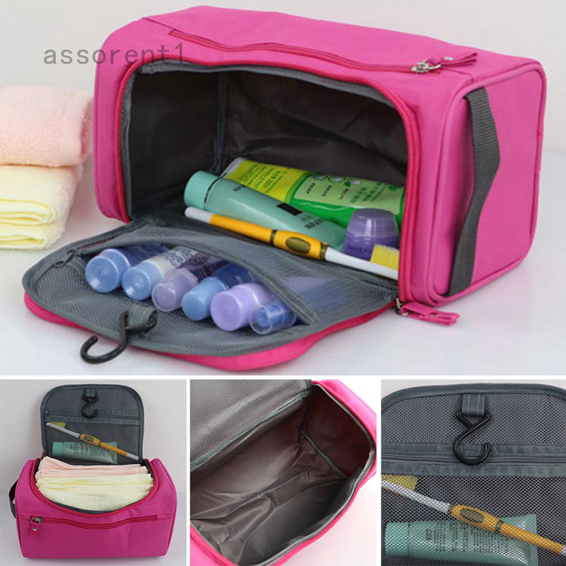 Travel Cosmetic Bag Wash Shaving Bag Waterproof Women Toiletry Storage Large Capacity Vanity Organizer Toilet Bag Makeup Shopee Indonesia