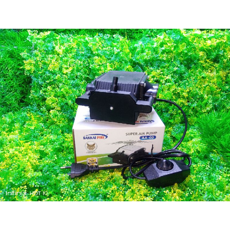 SAKKAI PRO AA-60 SUPER AIR PUMP MESIN CELUP KOLAM 25W