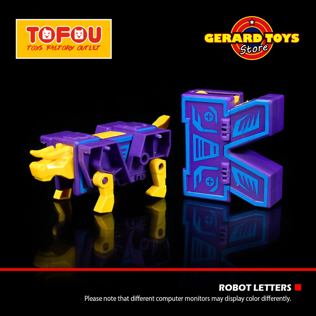 alphabet robot transformers