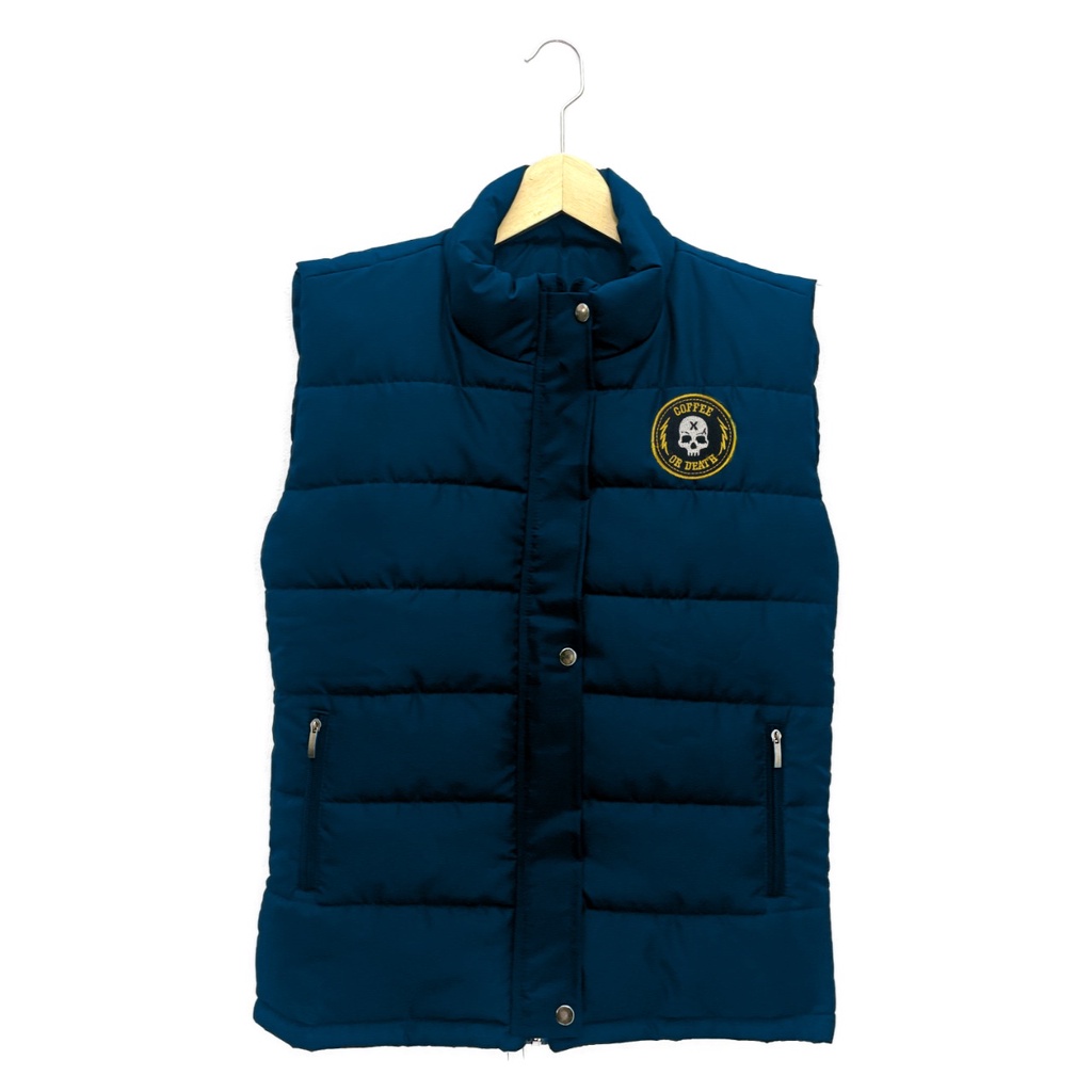 JAKET VEST ROMPI PRIA OUTDOOR BORDIR