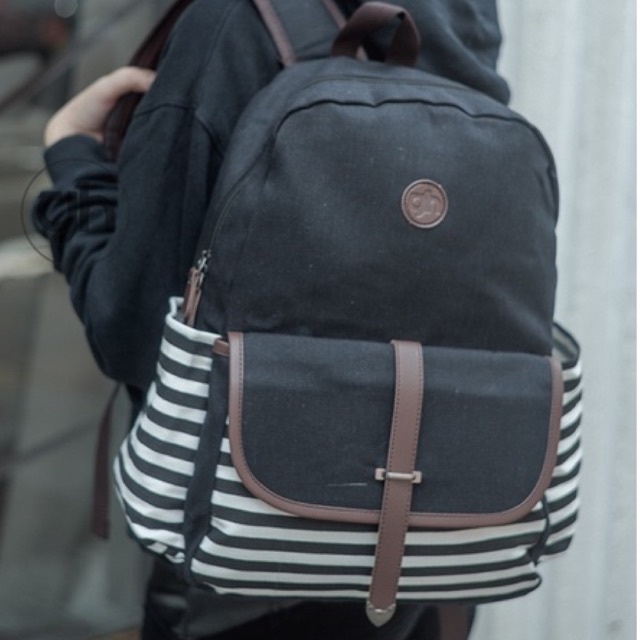 Tas Ransel Sekolah Kanvas Murah Original GH Kekinian Backpack Wanita Korea Style Terbaru Kuliah Sekolah Ransel Backpack Fashion Wanita Tas Ransel Wanita