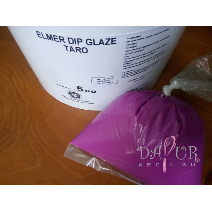 

TOPPING DONAT / ELMER DIP GLAZE TARO 500 GR REPACK