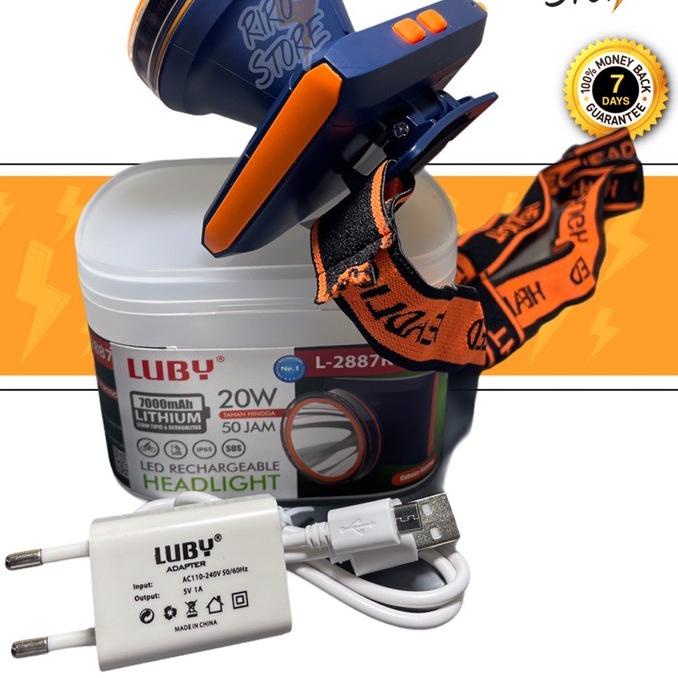 ♨ Senter Kepala LUBY 20 watt / LUBY L2887 / L-2887 / 2887L / 2887K ❈