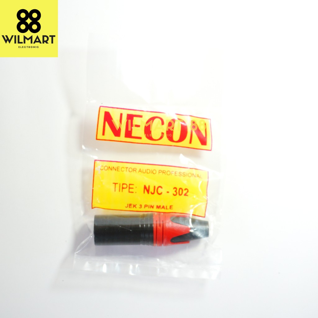 Jack Cannon Male NJC 302 NECON | Connector Audio Professional |