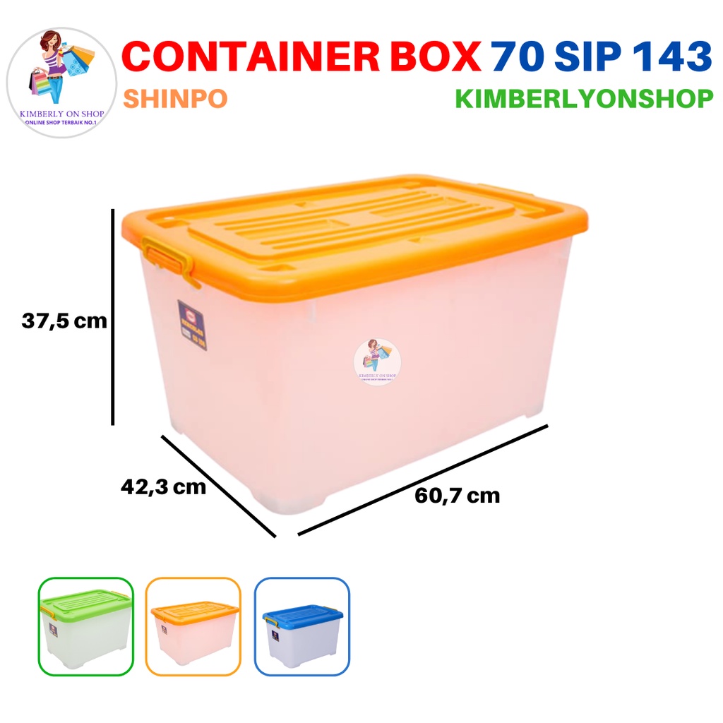 Box plastik utk menyimpan serbaguna container box Shinpo Real CB 70