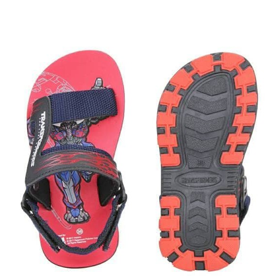 Sandal Gunung Anak Laki-laki Transformers Merah q2