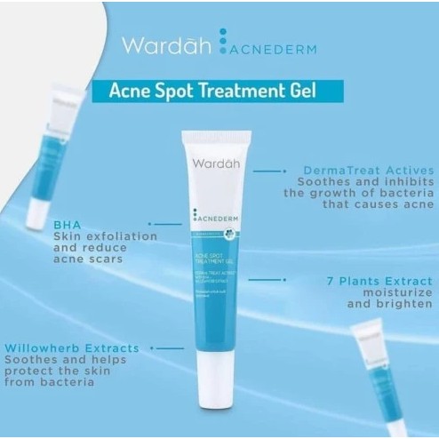 Wardah Acnederm Acne Spot Treatment Gel