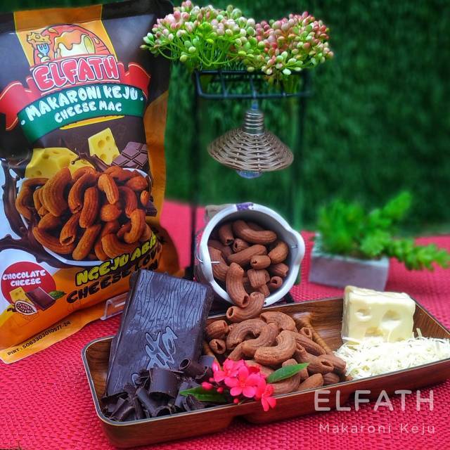 

Makaroni Keju ELFATH rasa KEJU COKELAT