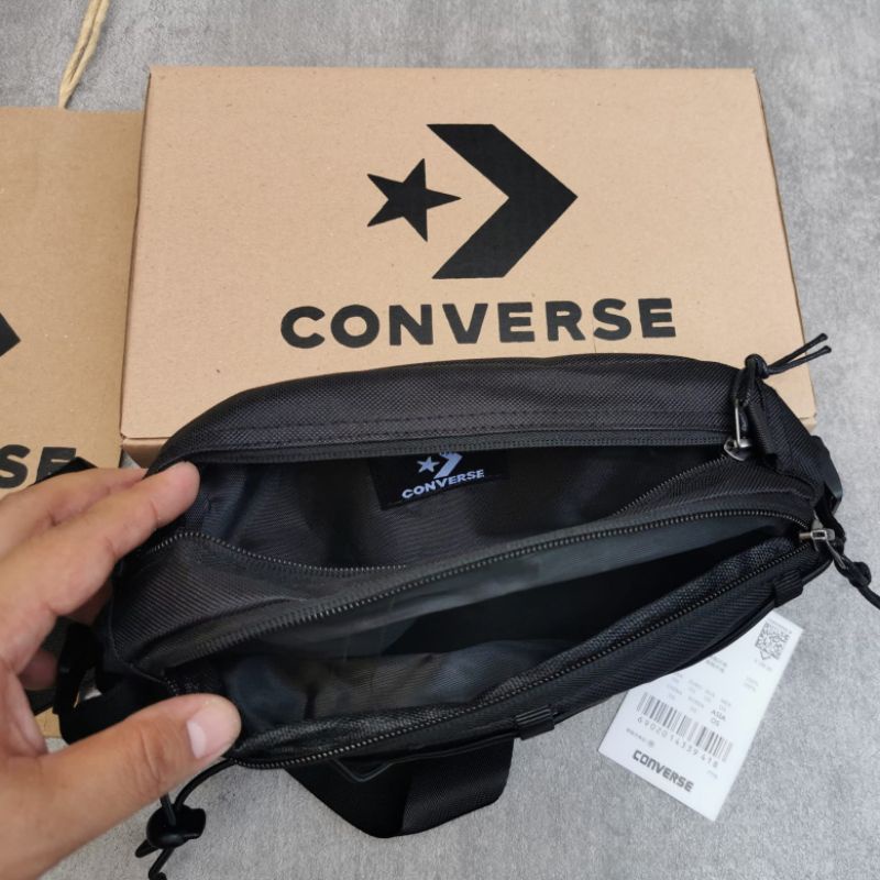 Waist bag Converse Swapout black FullSet tas pinggang converse