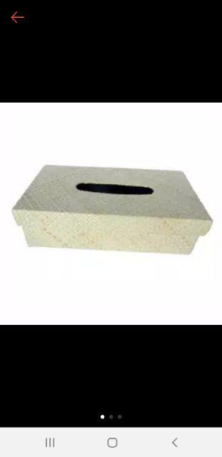 Kotak Tisu Box Tissue Anyaman Pandan Polos